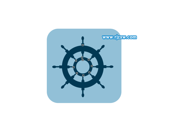 CorelDRAW X8怎么設計船舵的圖形？