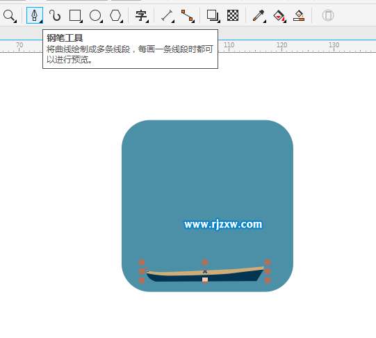 CorelDRAW X8怎么設(shè)計(jì)帆船圖案呢？