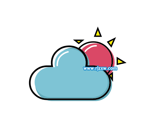 簡易天氣APP圖標設計教程