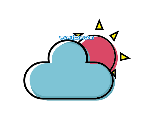 簡易天氣APP圖標設計教程