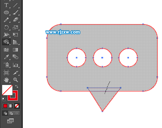 卡通簡易APP信息圖標怎么用AI設計