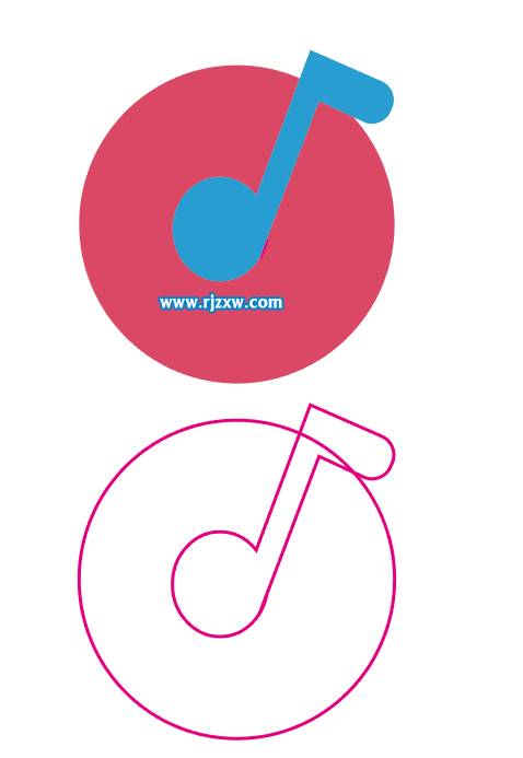 音樂播放器APP圖標怎么設計