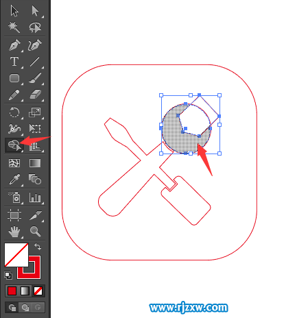維修費圖標怎么用AI設計出來