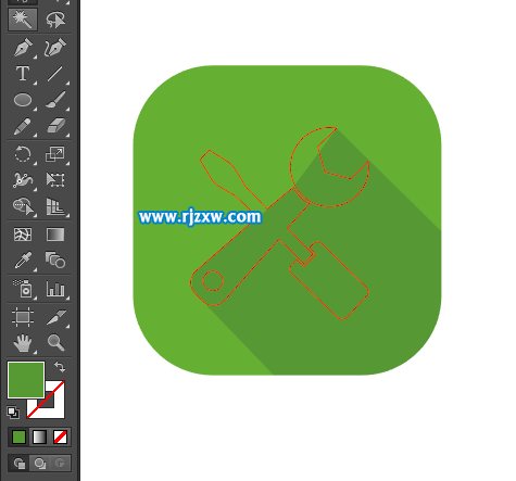 維修費圖標怎么用AI設計出來