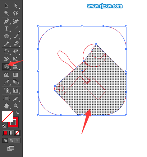 維修費圖標怎么用AI設計出來
