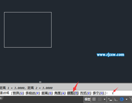 CAD怎么設(shè)置倒角修不修剪處理