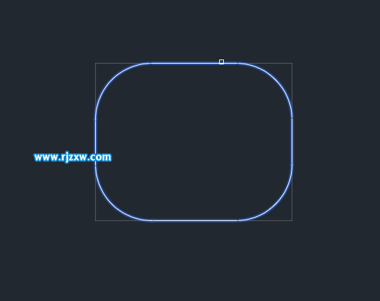 CAD怎么一次性把矩形四個(gè)角倒成圓角