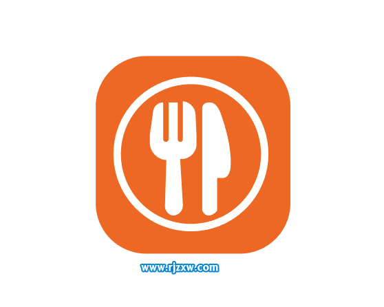 餐具圖標怎么用AI設計