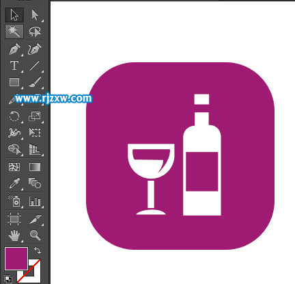 招待費圖標怎么用AI設計
