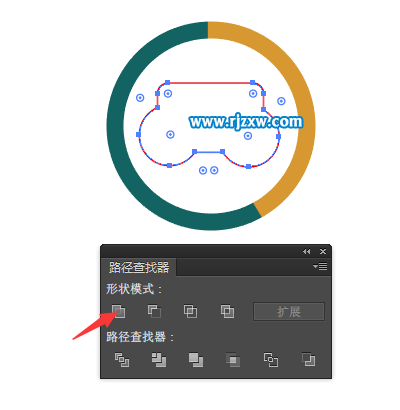 AI繪制游戲中心UI圖標(biāo)教程