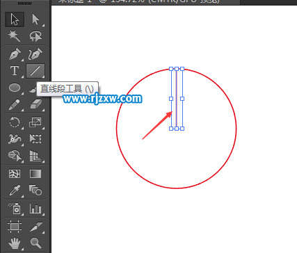 AI怎么把圓分成3份