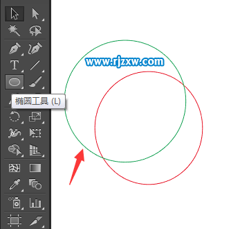 怎么用AI減去頂層來(lái)剪出月亮圖形