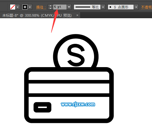 Illustrator設計我的收入符號教程