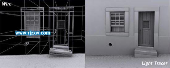 3dsMax制作陳舊的大街景象