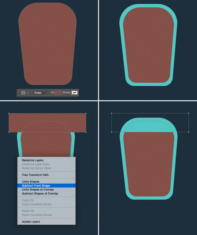 PS設(shè)計一款海盜瓶子圖標(biāo)
