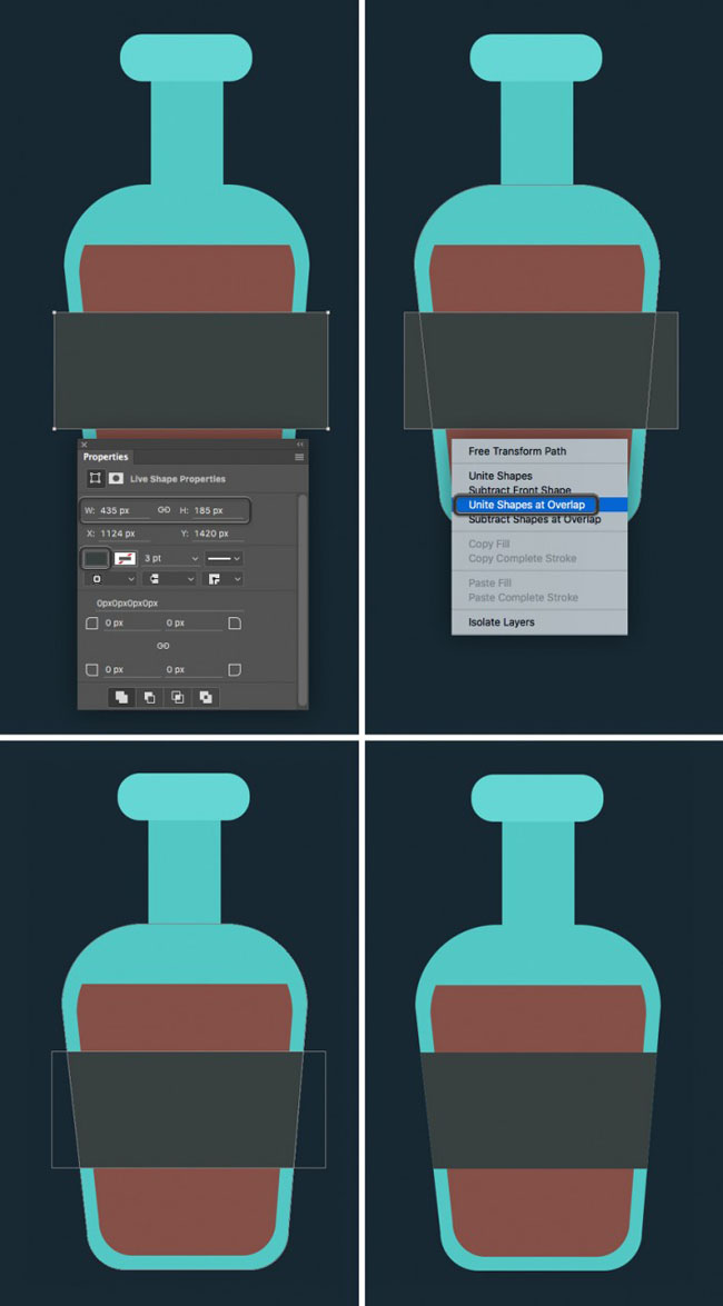 PS設(shè)計一款海盜瓶子圖標(biāo)