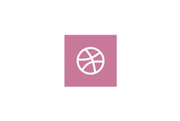 dribbble社交圖標(biāo)怎么繪制