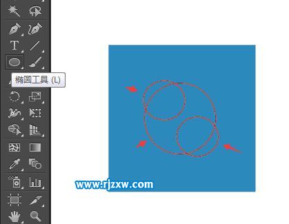 Skype圖標怎么用AI設計