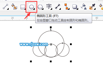 怎么用CDR制作小雨傘圖標
