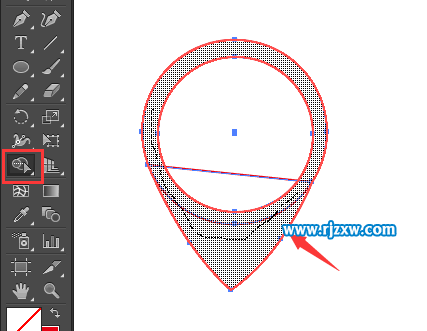 AI怎么制作商店到家的路徑圖標