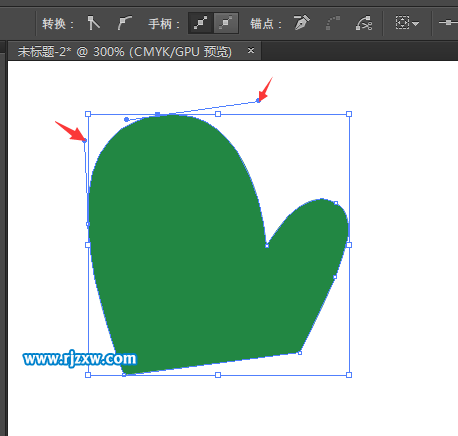 怎么用AI制作圣誕老人手套貼紙