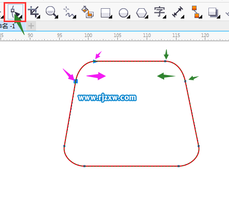 怎么使用CDRX7制作卡通包包圖形
