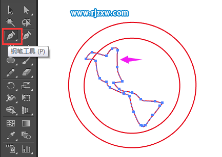 怎么用Illustrator制作網(wǎng)絡(luò)搜索圖標