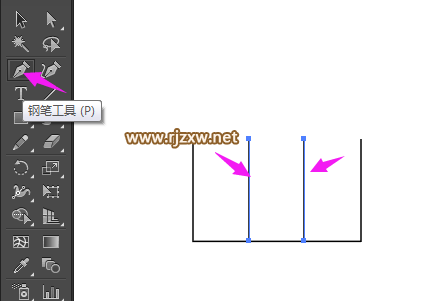 illustrator怎么制作購(gòu)物藍(lán)圖標(biāo)