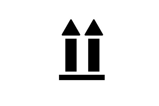 illustrator制作外箱絲印的勿倒標志