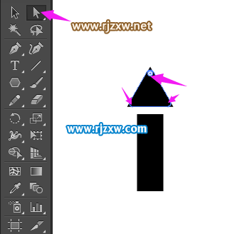 illustrator制作外箱絲印的勿倒標志