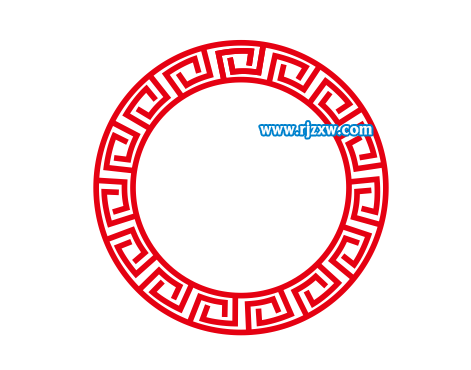 CorelDRAW制作圓形花邊