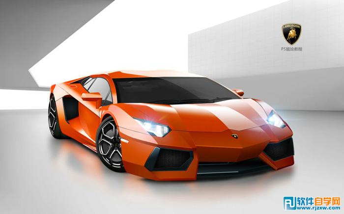 PS鼠繪最炫酷的跑車