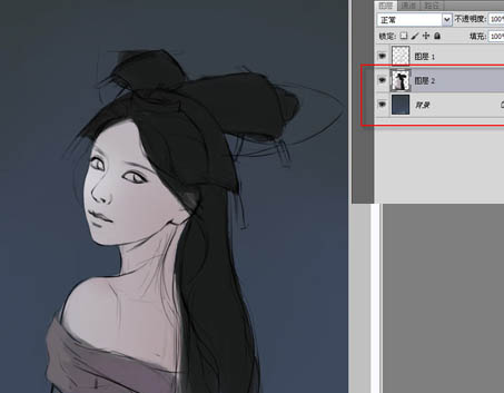 PS手繪神話(huà)角色里的人物