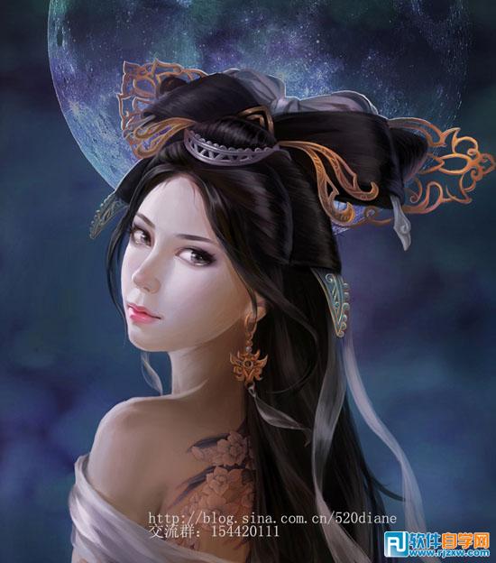 PS手繪神話(huà)角色里的人物