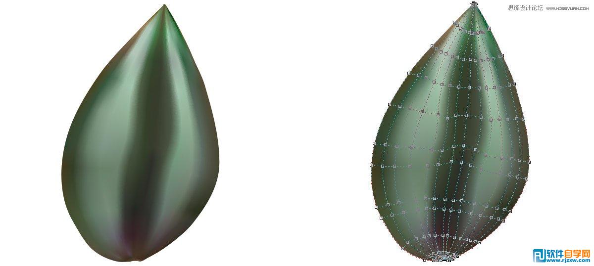 怎么應用CorelDraw的網格填充技巧