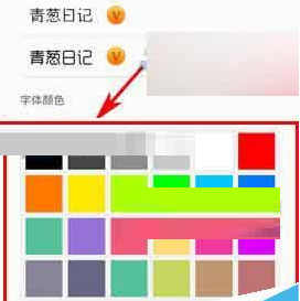 青蔥日記怎么設(shè)置字體顏色_具體操作步驟
