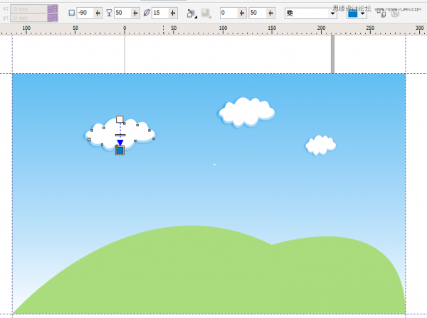 用CorelDraw X4設計卡通桌面壁紙