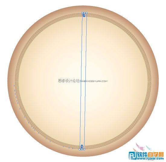 Illustrator教你繪制簡單的指南針