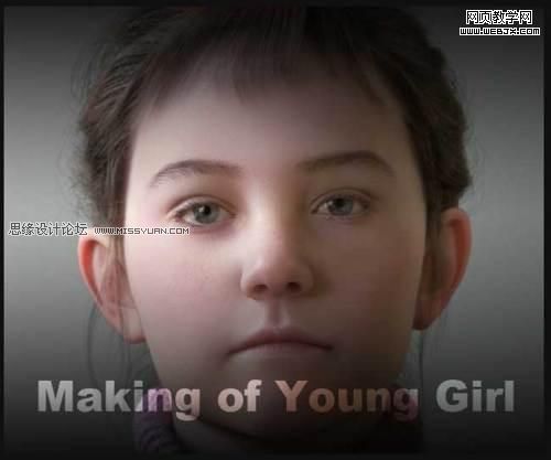 教你用3DMAX制作憂愁的Petra女孩建模教程