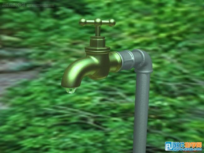 怎么教你用3DMAX制作水籠頭