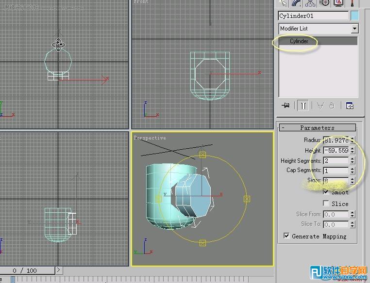 怎么教你用3DMAX制作水籠頭