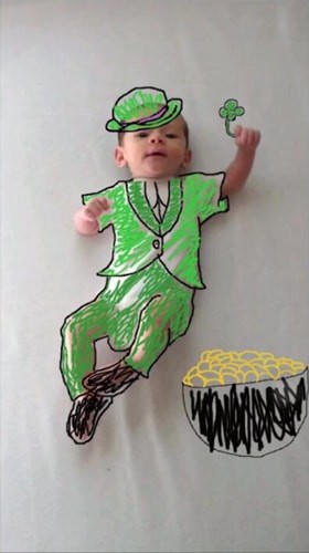 親寶寶中拍攝出創意照片具體操作方法