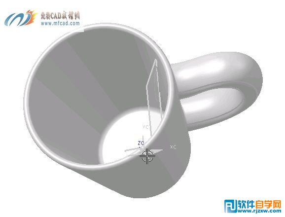 UG繪制陶瓷水杯造型
