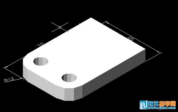 AutoCAD繪制三維機(jī)械零件圖