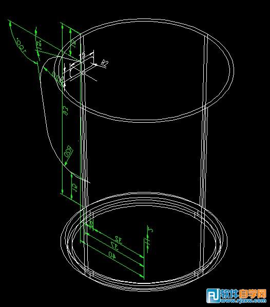 用CAD繪制水杯效果教程