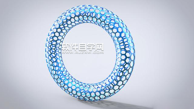 SolidWorks六邊形鏤空圓環建模的方法