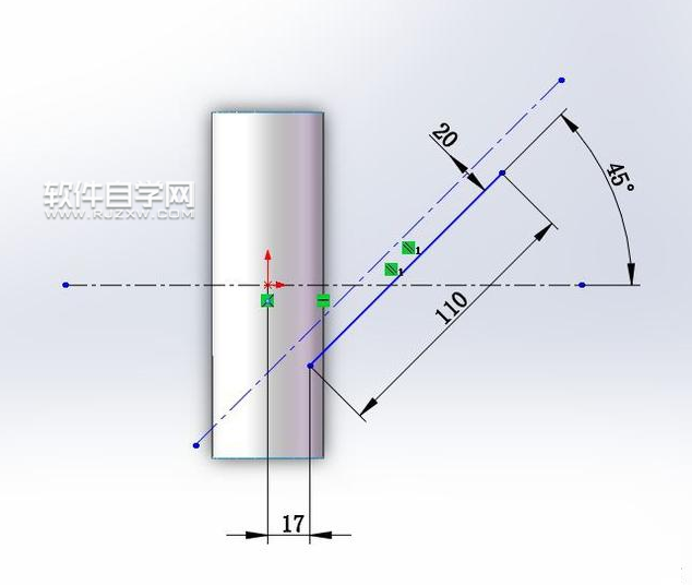 SolidWorks兩管之間的曲面連接