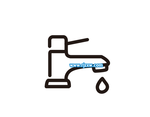 CDRX8繪制水龍頭簡筆畫教程