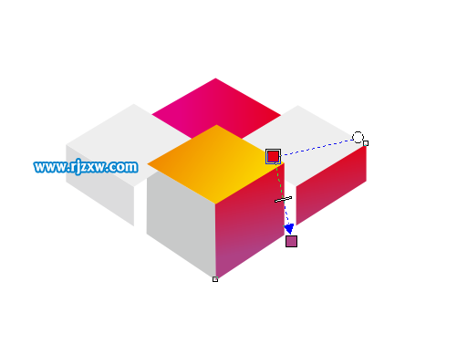 怎么用CDR繪制立體正方形
