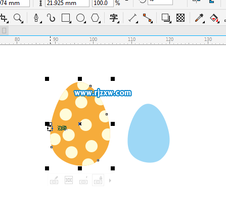 用CDR繪制彩蛋簡筆畫的方法